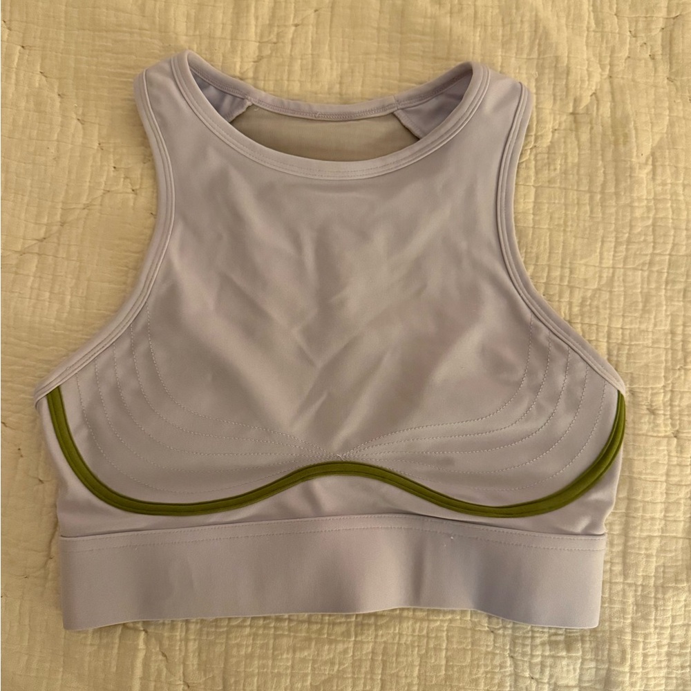 Fabletics Light Purple Sports Bra - Adjustable
